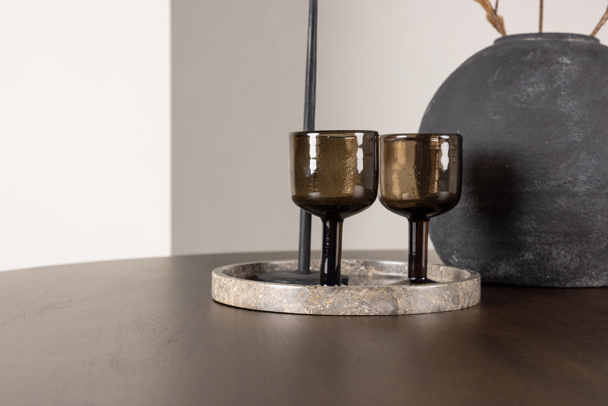 Kaseindon Tisch in Dunkelbraun präsentiert im Onlineshop von KAQTU Design AG. Esstisch ist von Venture Home