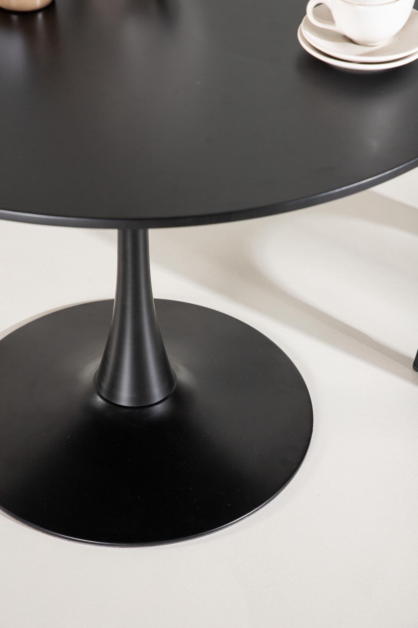 Eleganter Glade Esstisch von Venture Home: skandinavisches Design, stabiler Trompetenfuss aus Stahl, ideal für unvergessliche Essmomente.