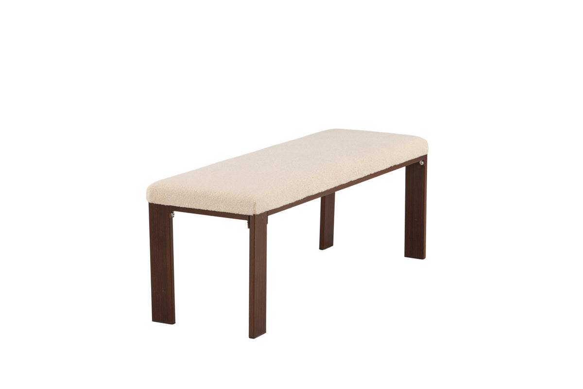 Chester Bank in Weiss präsentiert im Onlineshop von KAQTU Design AG. Sitzbank ist von Venture Home