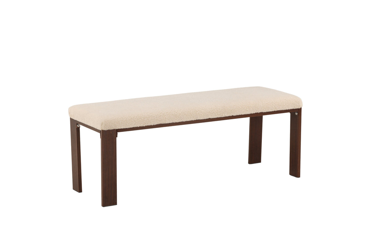 Chester Bank in Weiss präsentiert im Onlineshop von KAQTU Design AG. Sitzbank ist von Venture Home