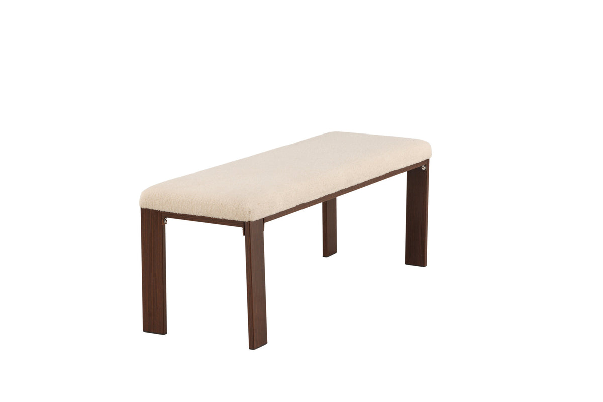 Chester Bank in Weiss präsentiert im Onlineshop von KAQTU Design AG. Sitzbank ist von Venture Home
