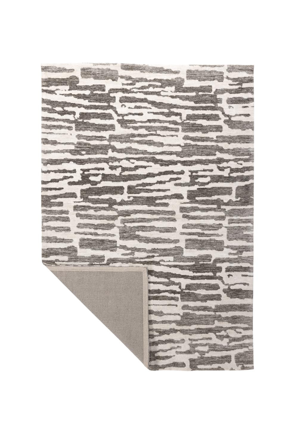 Milos Teppich in Grau präsentiert im Onlineshop von KAQTU Design AG. Teppich ist von Venture Home