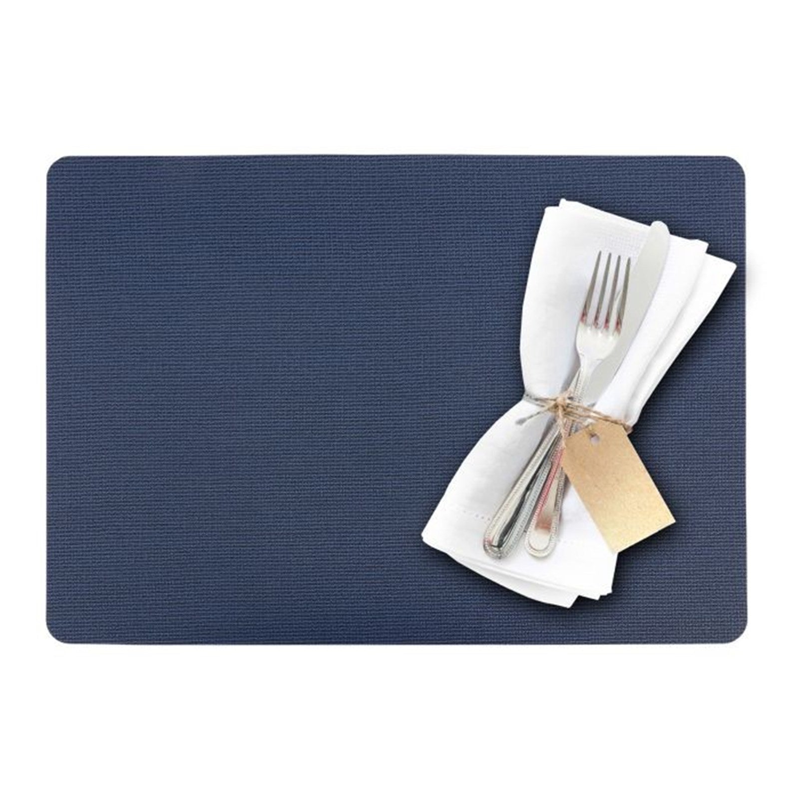 Elegantes Tischset Terra von Westmark, 43x30cm, in Dunkelblau. Perfekt für stilvolle Tischdekoration und Schutz der Oberfläche.