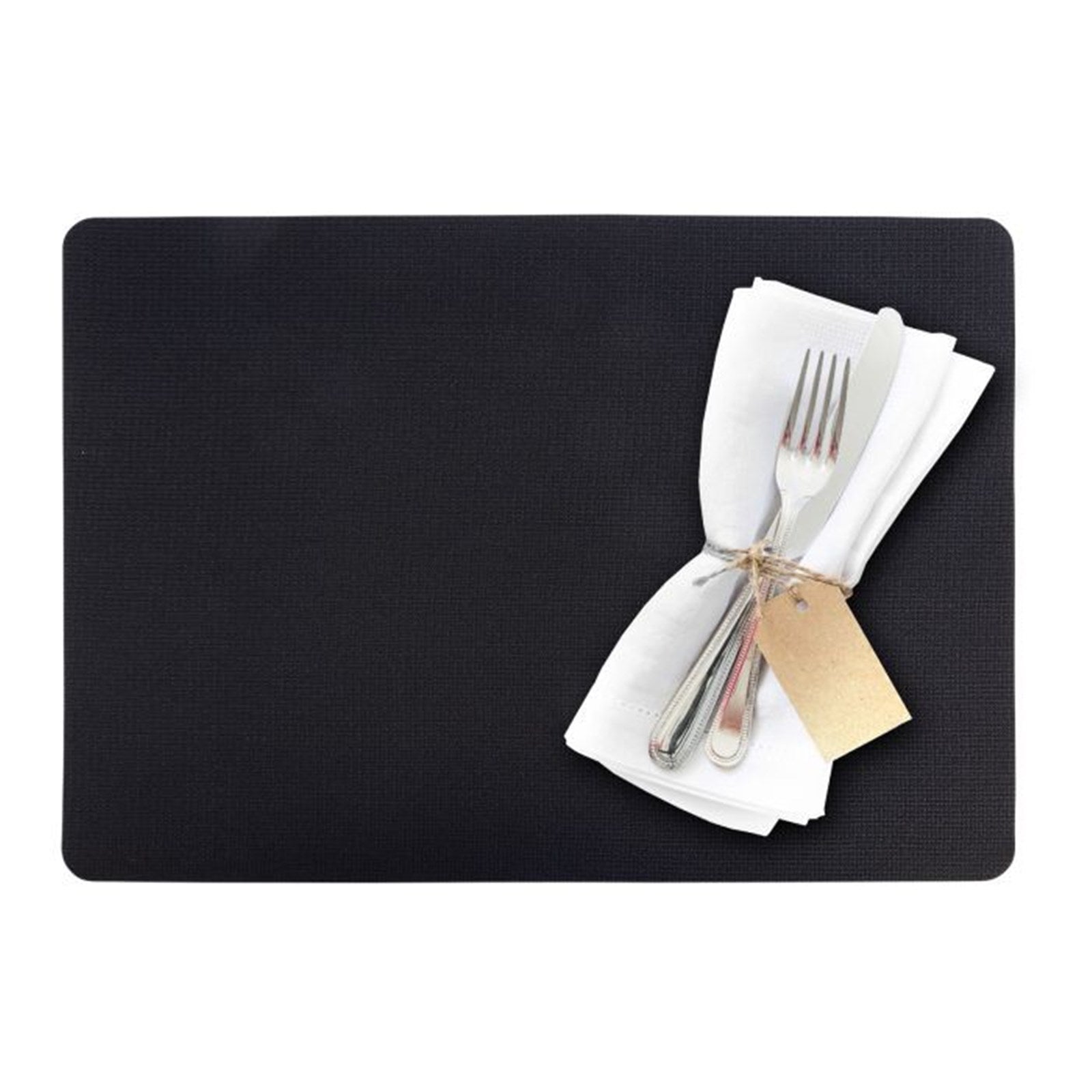 Stilvolles Tischset Terra von Westmark, 43x30cm, in Schwarz, perfekt für elegante Tischgestaltung und moderne Essenspräsentation.