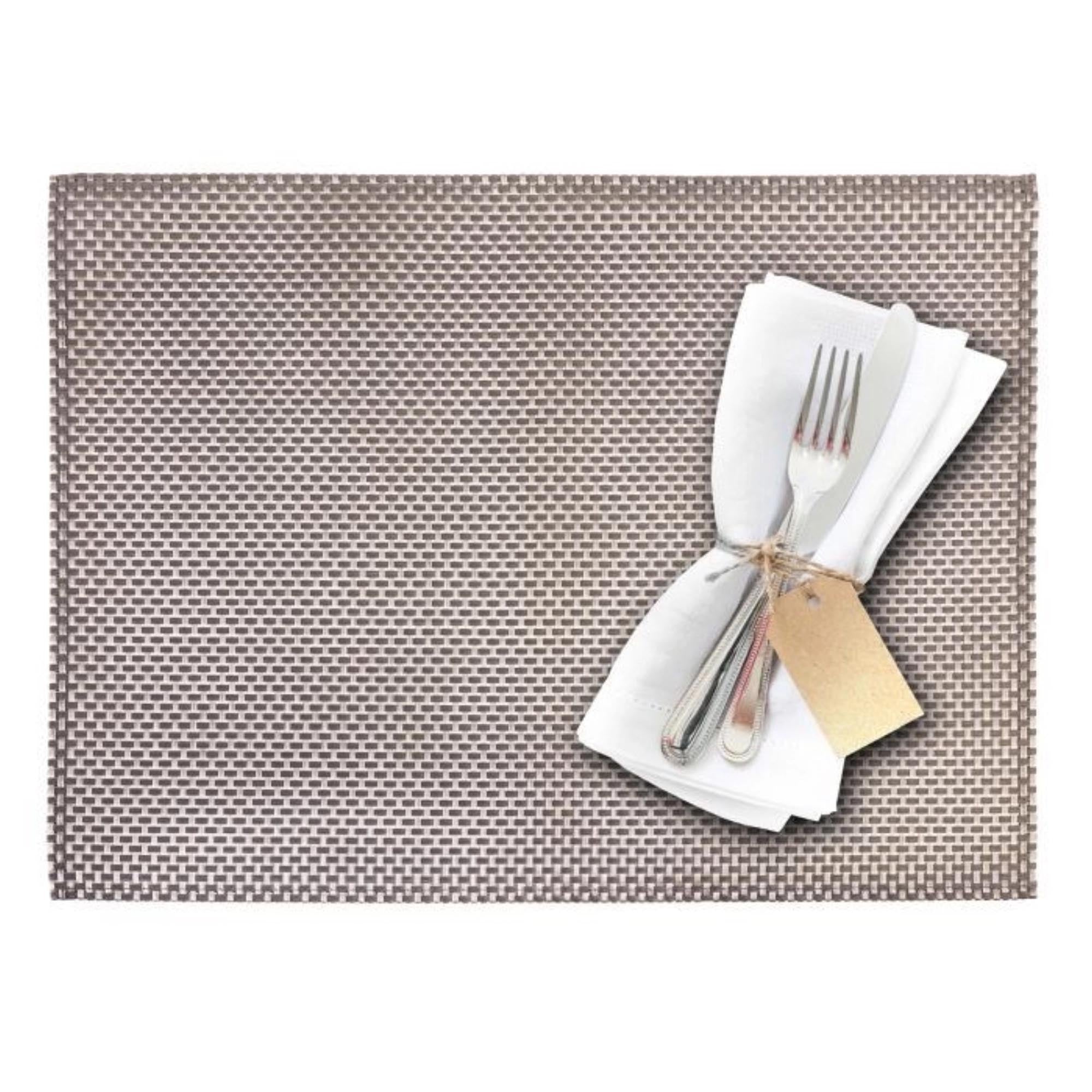 Stilvolles Tischset von Westmark, 42x32cm, in Grau/Silber, perfekt für eine elegante und moderne Tischgestaltung.