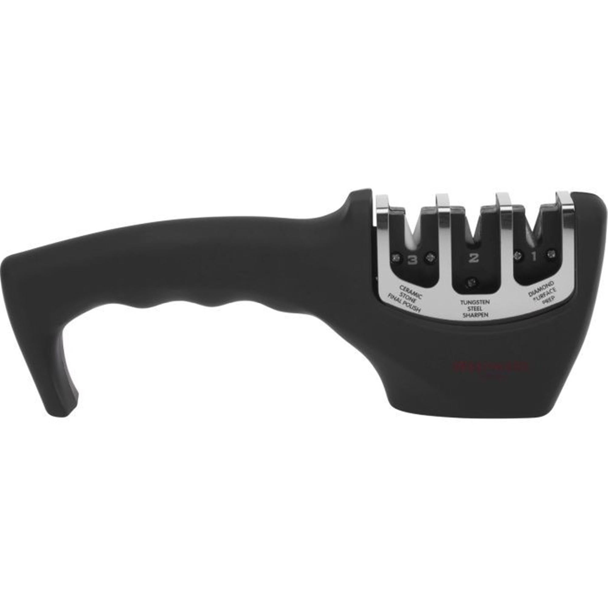 Praktischer Messerschärfer Deluxe von Westmark für müheloses und präzises Schärfen Ihrer Messer zu Hause.