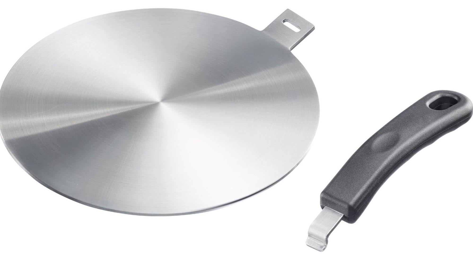 Induktionsadapterplatte von Westmark, 14 cm, ermöglicht die Nutzung nicht-induktiver Töpfe auf Induktionskochfeldern.