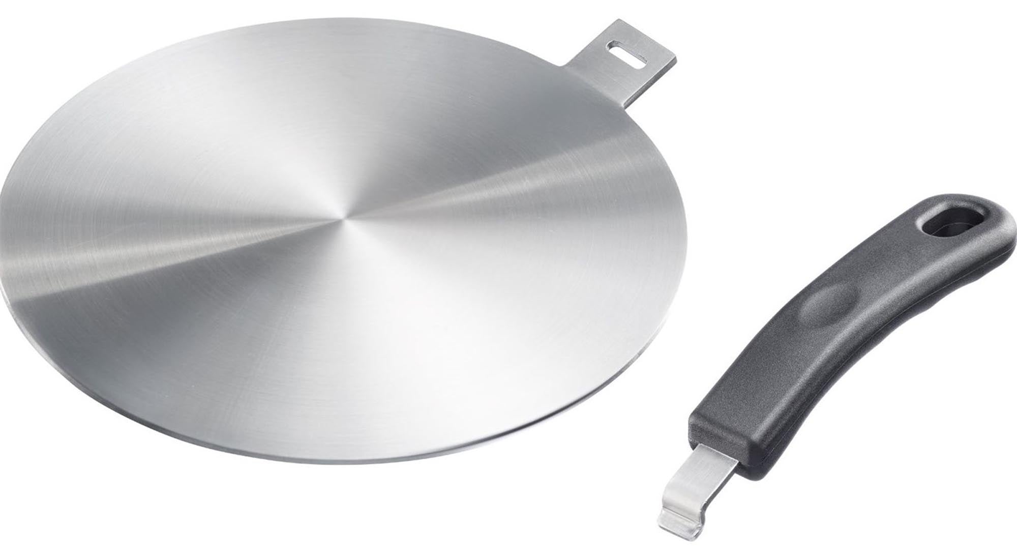 Induktionsadapterplatte von Westmark, 14 cm Durchmesser, ideal für nicht-induktive Töpfe auf Induktionsherden.