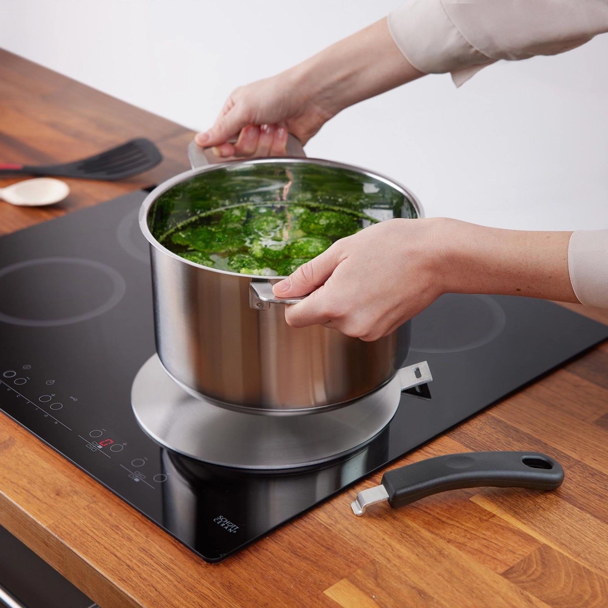 Induktionsadapterplatte von Westmark, 24 cm, robust und vielseitig, ideal für Induktionsherde und verschiedene Kochgeschirre.