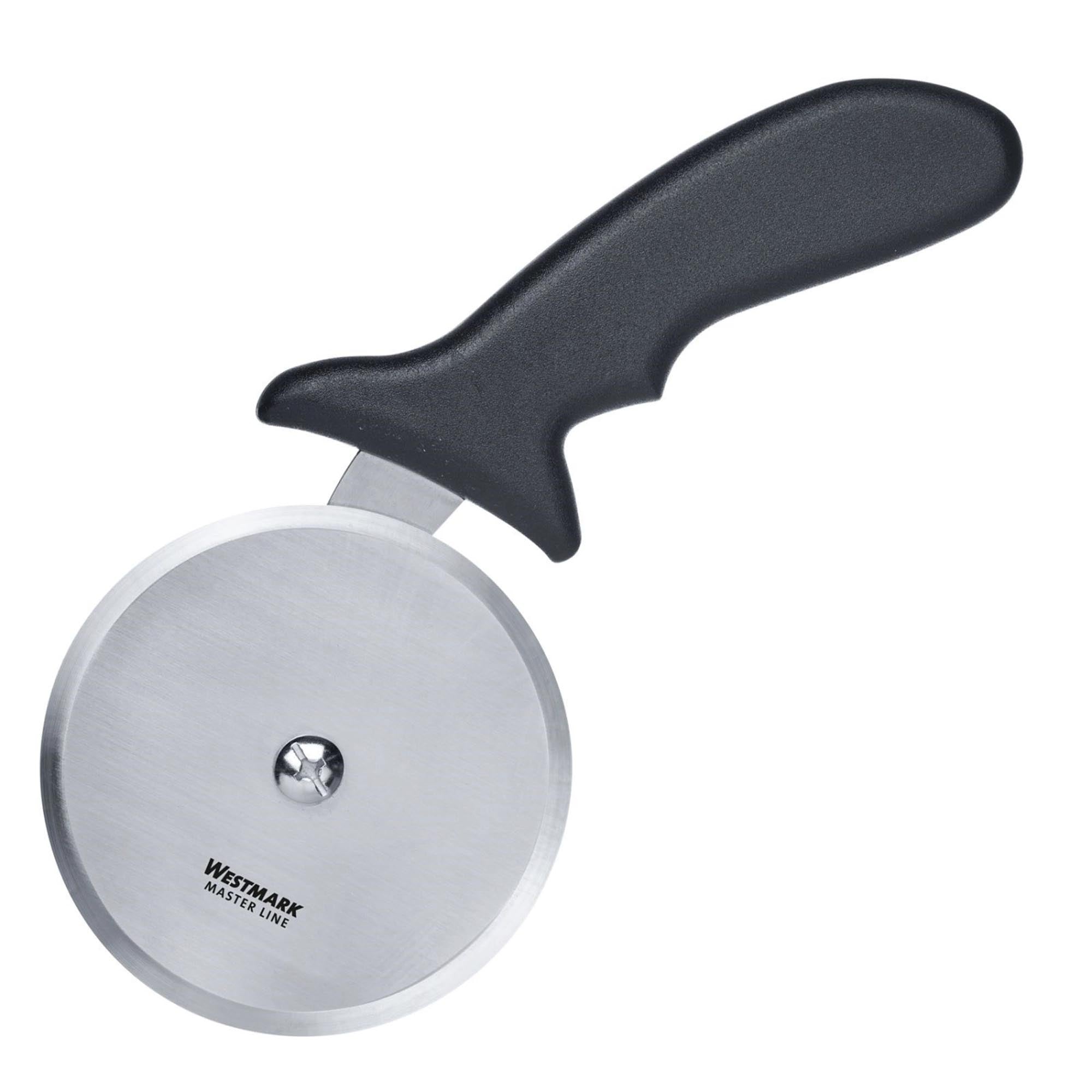 Entdecken Sie den Pizzaschneider Master Line von Westmark: scharfe Edelstahlklinge, ergonomischer Griff, spülmaschinenfest. Perfekte Schnitte für jede Pizza!