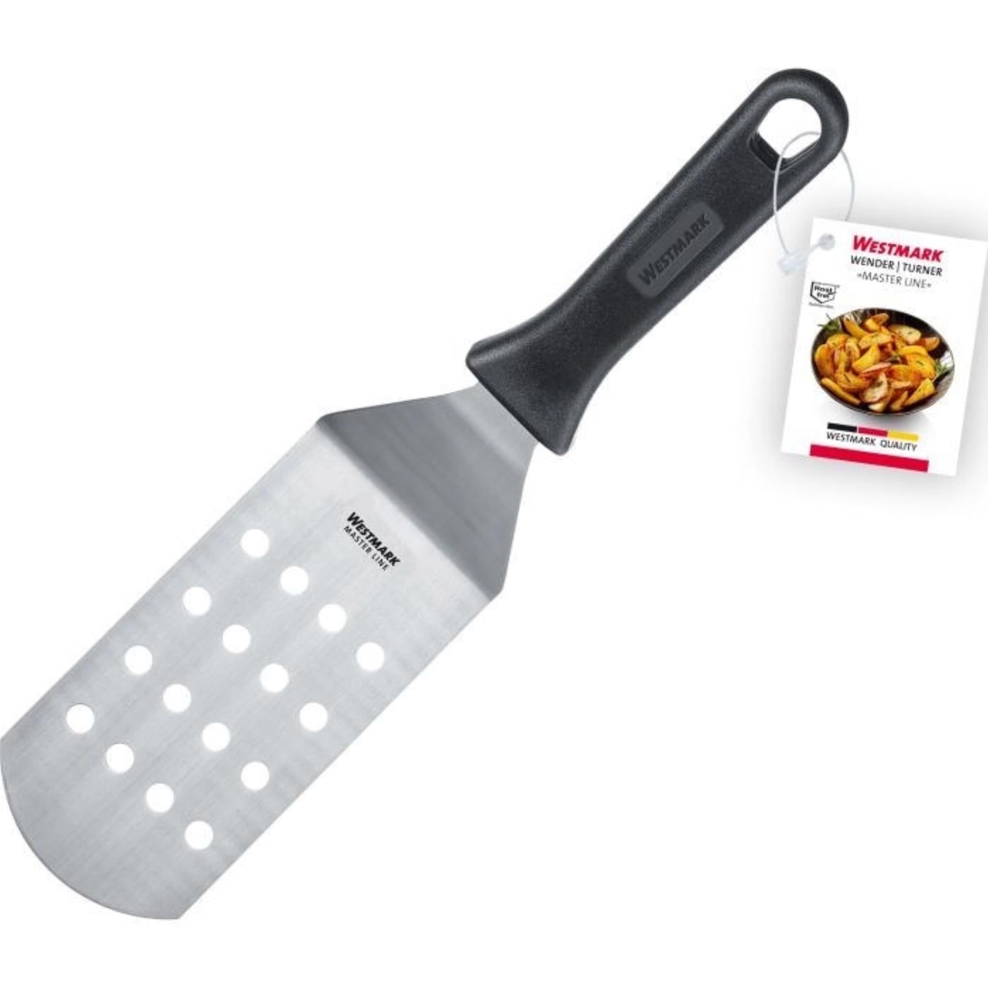 Westmark Wender Master Line, 15x7,5cm, flexibel und gewinkelt, gelocht, ideal für präzises Arbeiten in der Küche.