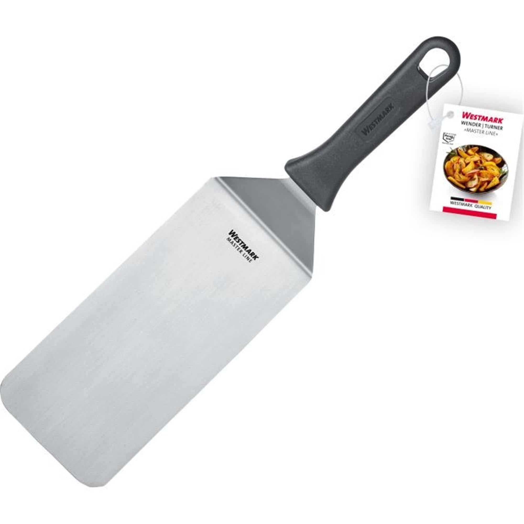 Flexibler, gewinkelter Wender aus der Master Line von Westmark, 20 x 9,5 cm, ideal für präzises Wenden in der Küche.