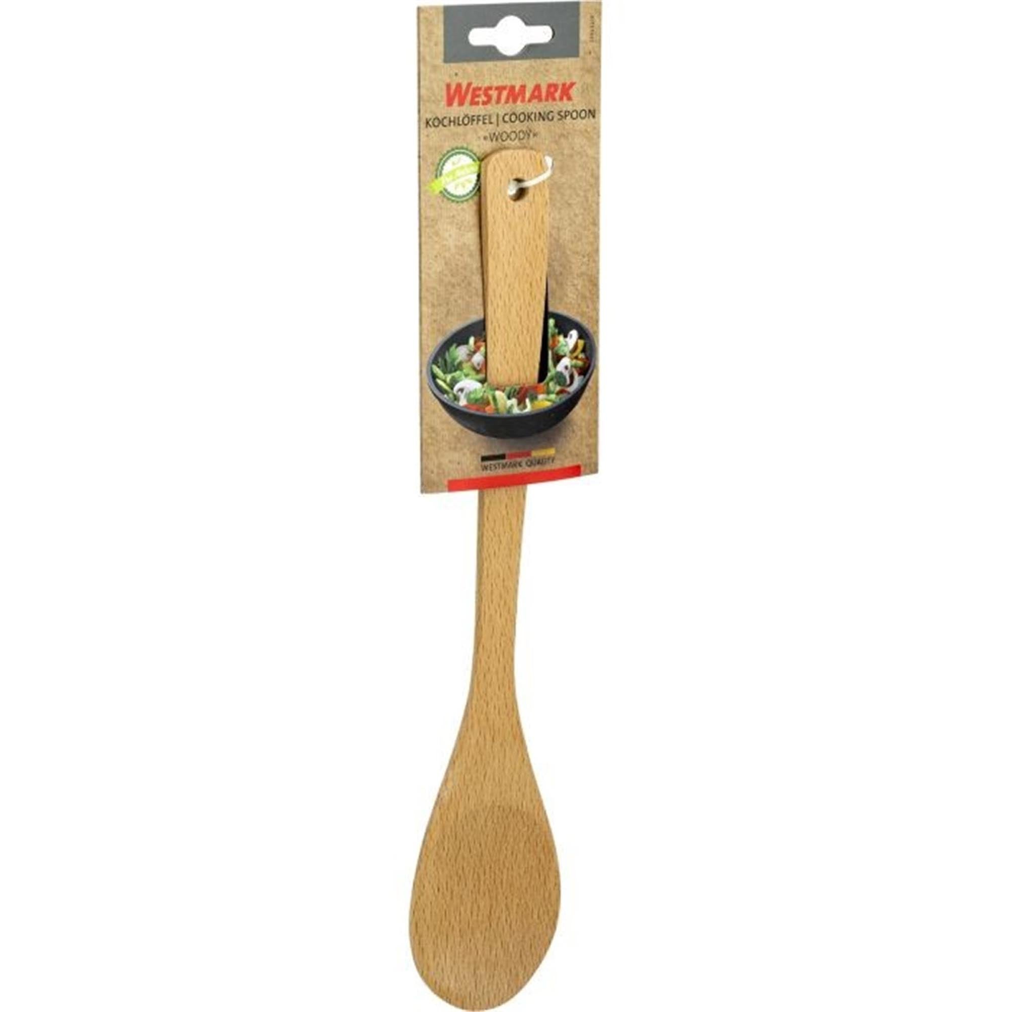Kochlöffel Woody von Westmark, 30 cm lang, aus hochwertigem Holz, ideal zum Rühren und Servieren in der Küche, robust und langlebig.