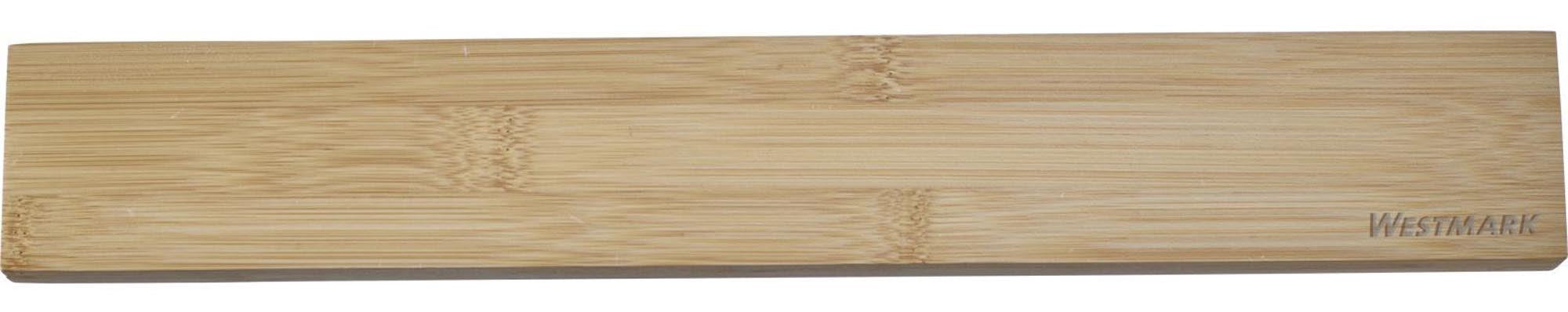 Magnetische Messerleiste aus Naturholz von Westmark, ideal zur sicheren und stilvollen Aufbewahrung Ihrer Messer.