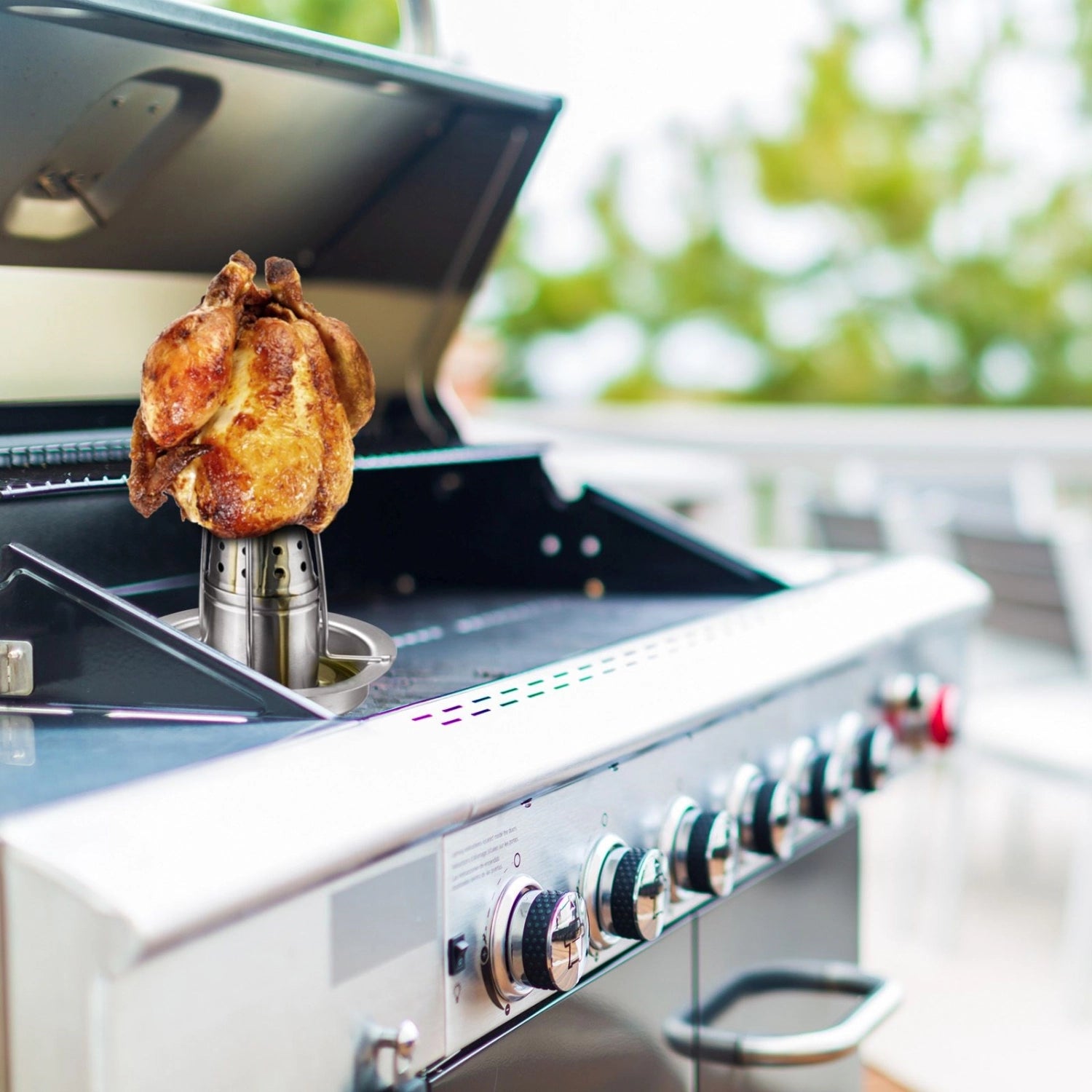 Hähnchengriller, Edelstahl