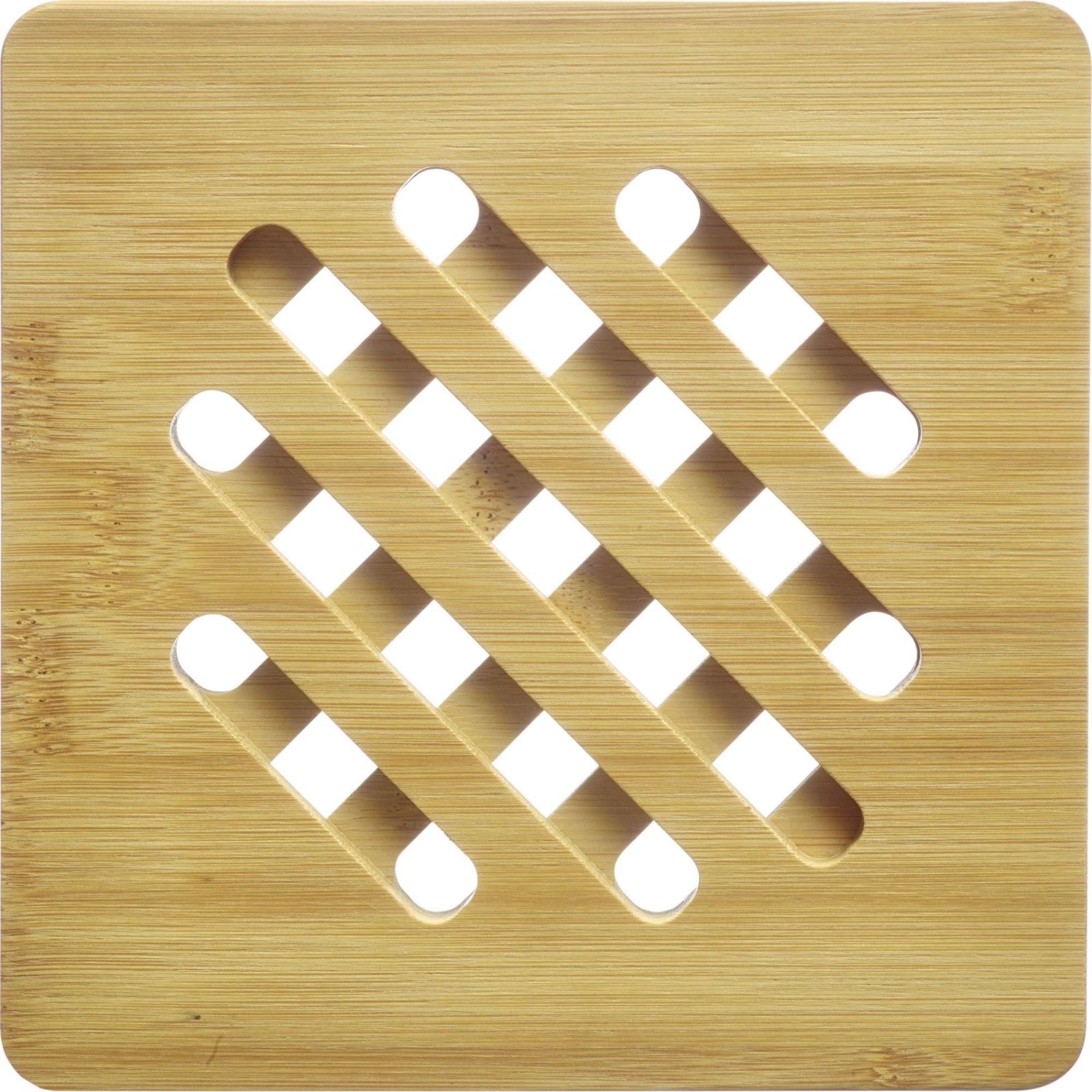 Set aus zwei quadratischen Untersetzern von Westmark, ideal für Tapas und Snacks, schützt Oberflächen und überzeugt mit elegantem Stil.