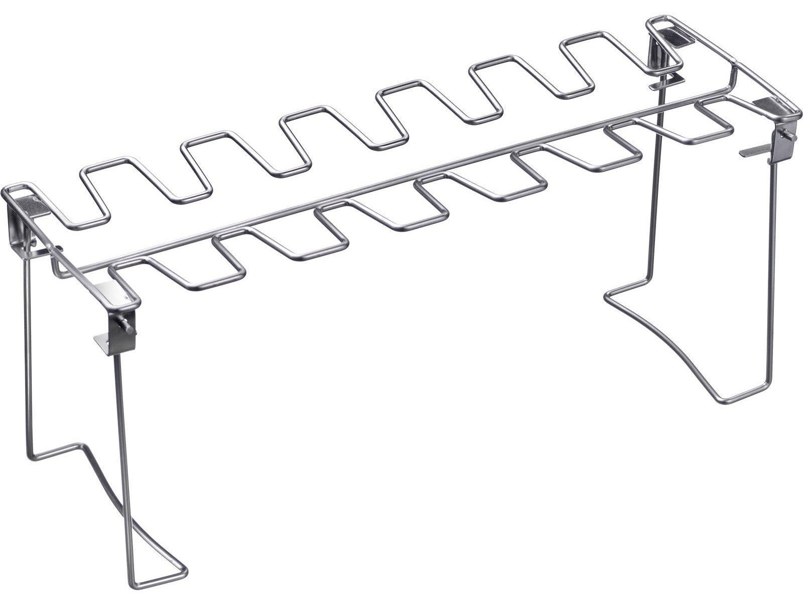 Edelstahl Hähnchenkeulenhalter von Westmark, perfekt für knusprige Keulen, geeignet für Grill und Ofen, langlebig und praktisch.