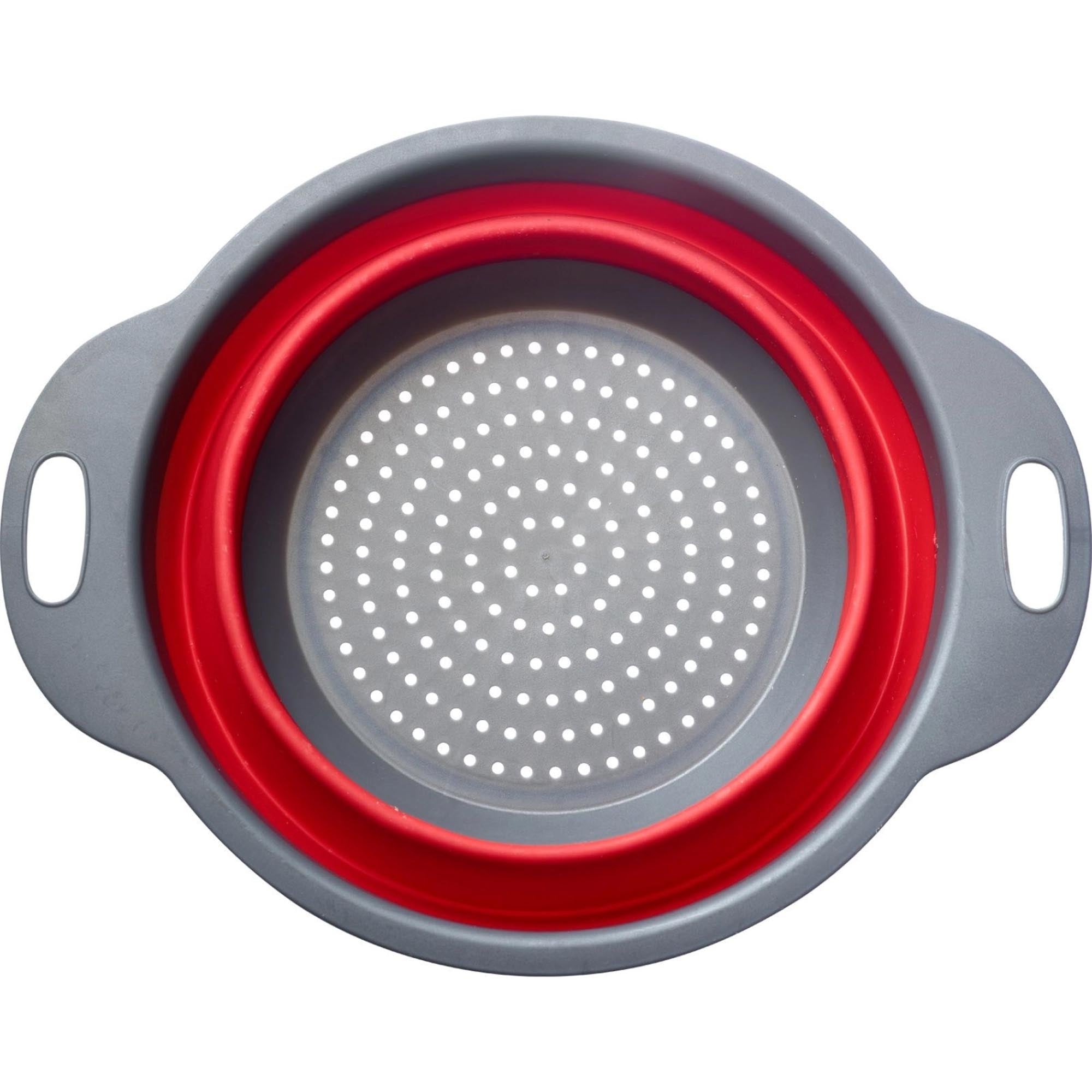 Faltbares Mini-Abtropfsieb von Westmark, ideal für kleine Küchen. Innen-Durchmesser 18,5 cm, kompakt und platzsparend.