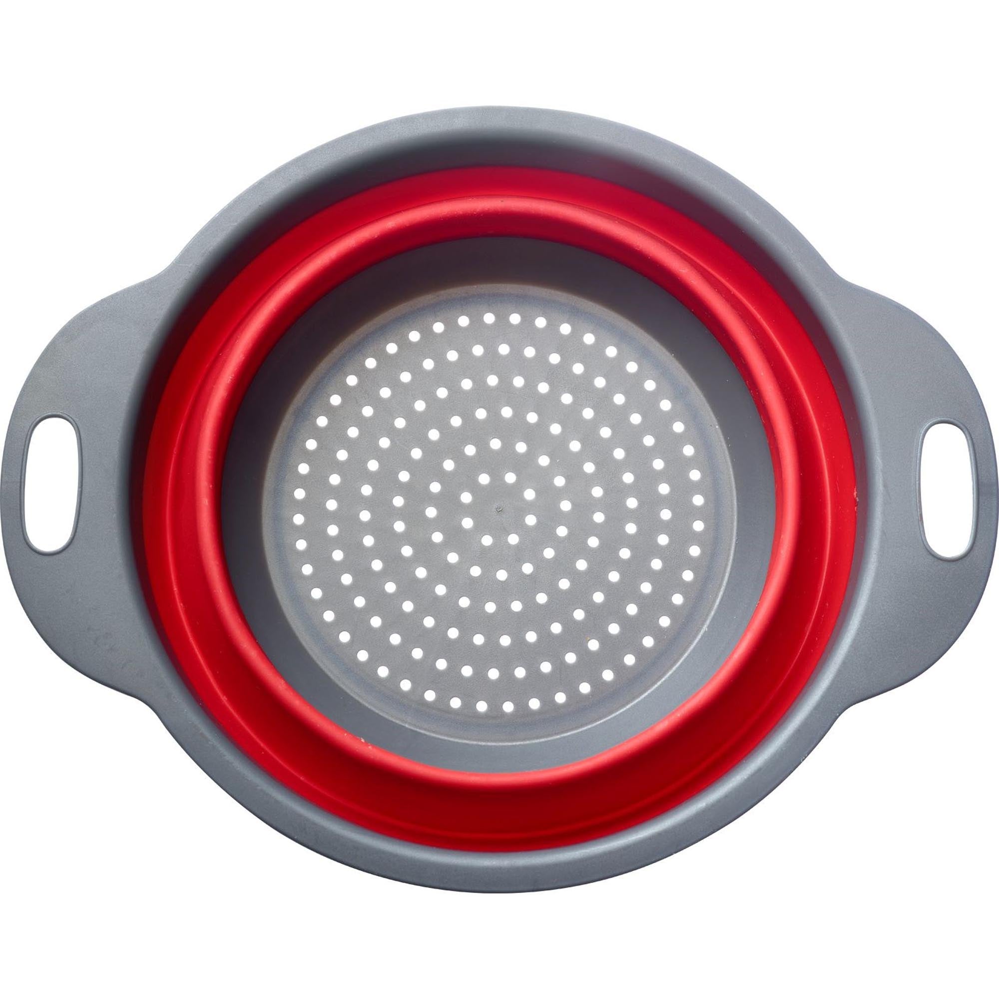 Kompaktes faltbares Abtropfsieb von Westmark, ideal für kleine Küchen. Durchmesser innen: 18,5 cm. Praktisch und platzsparend.