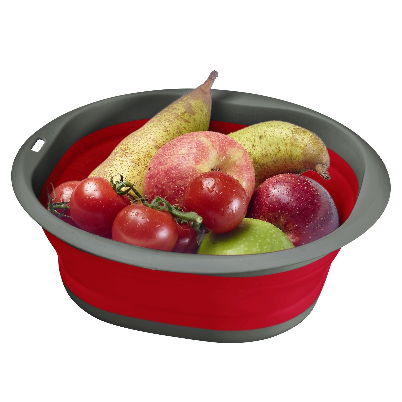 Praktische faltbare Schüssel von Westmark, ideal für Küche und Camping, platzsparend, robust und vielseitig einsetzbar.