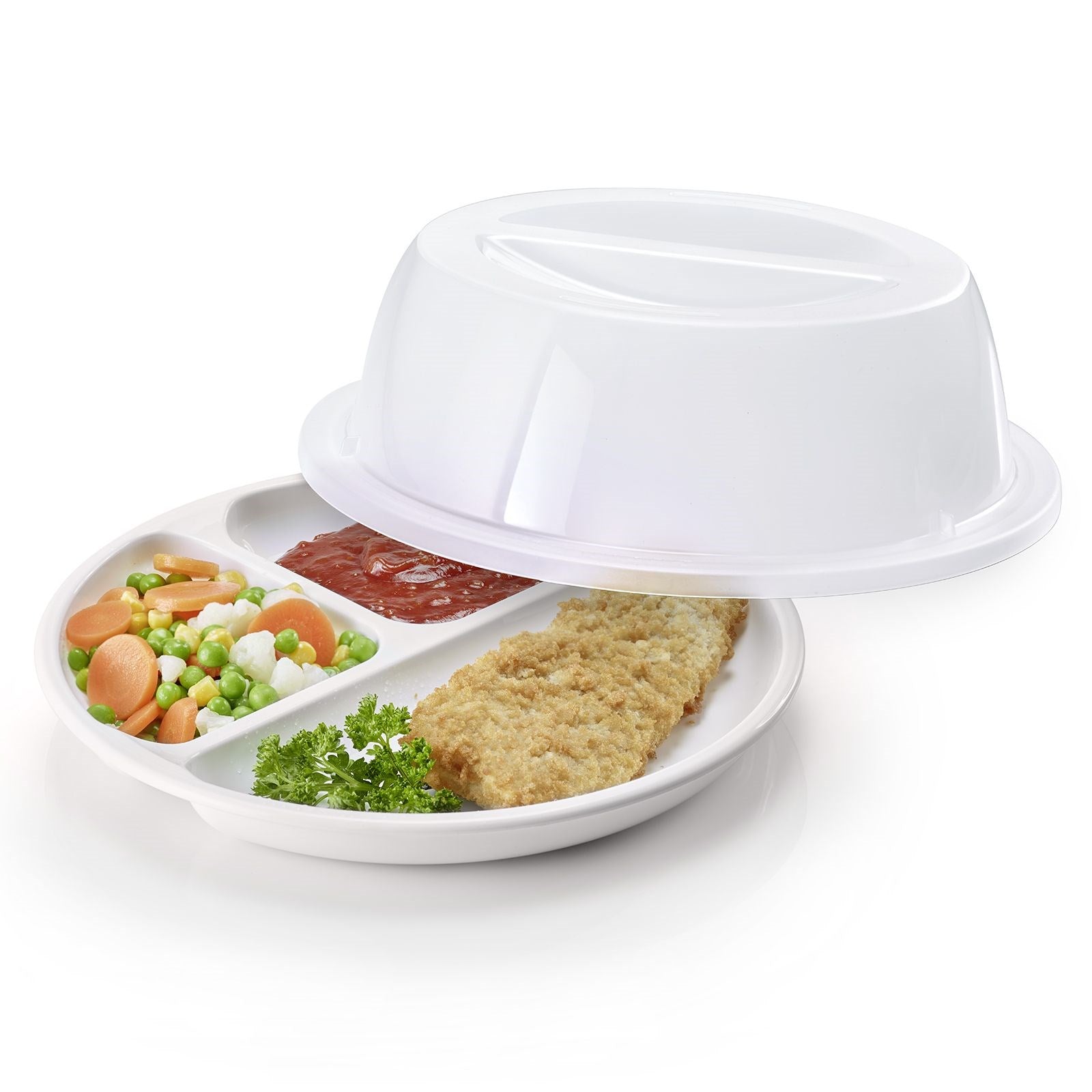 Praktische Mikrowellen-Abdeckhaube von Westmark, 27,5 cm, schützt vor Spritzern und bewahrt die Frische Ihrer Speisen.