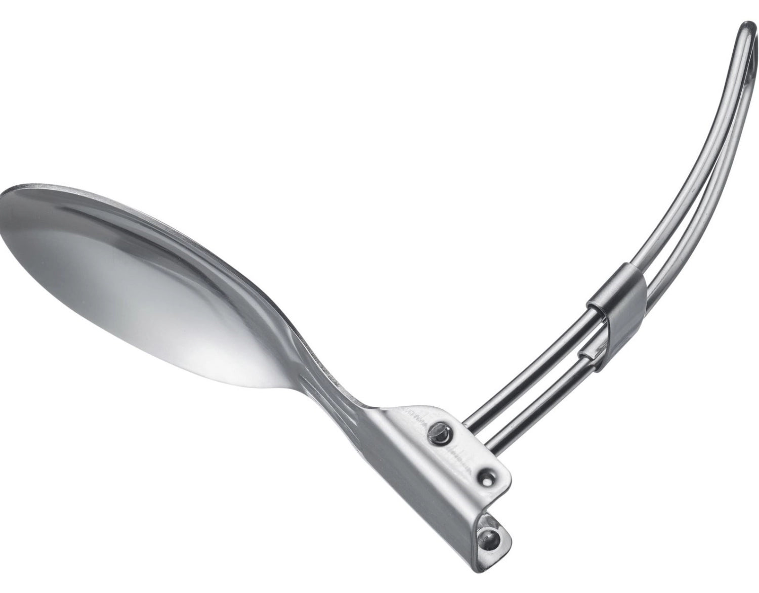 3-piece set of camping cutlery, stainless steel