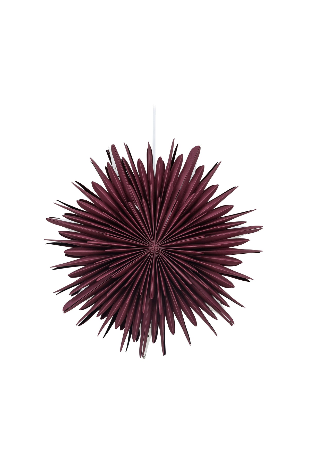 Siegel Pendelleuchte in Dunkelrot präsentiert im Onlineshop von KAQTU Design AG. Weihnachtszubehör ist von Venture Home