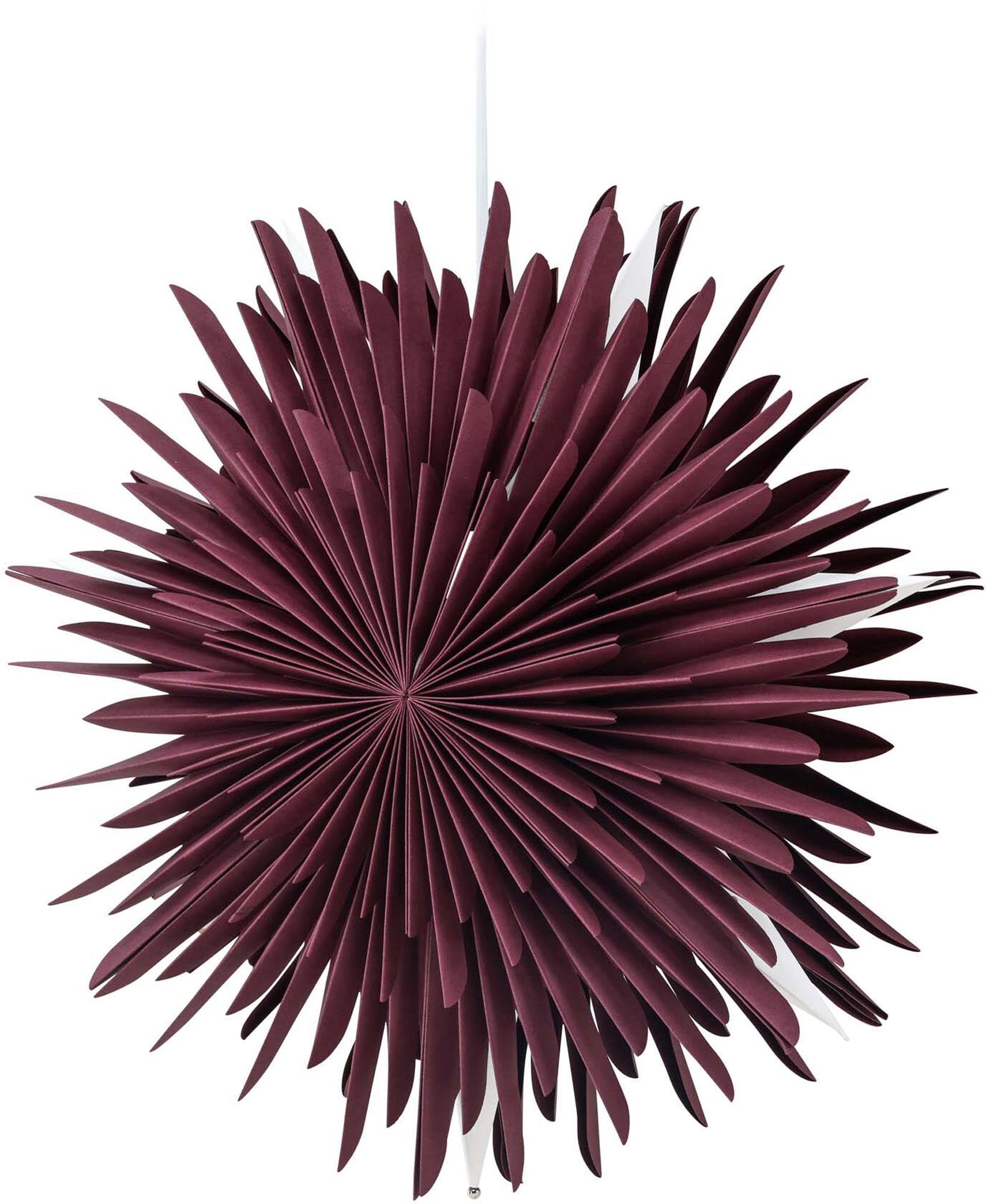 Elegante Siegel Pendelleuchte von Venture Home: Ein kunstvoller Papierstern für festliche Stimmung und ganzjährige Gemütlichkeit.