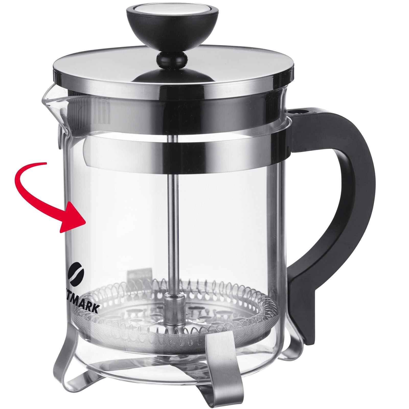 Robustes Ersatzglas für die Brasilia French Press, 500ml, von Westmark. Perfekt als Ersatzteil, langlebig und präzise gefertigt.