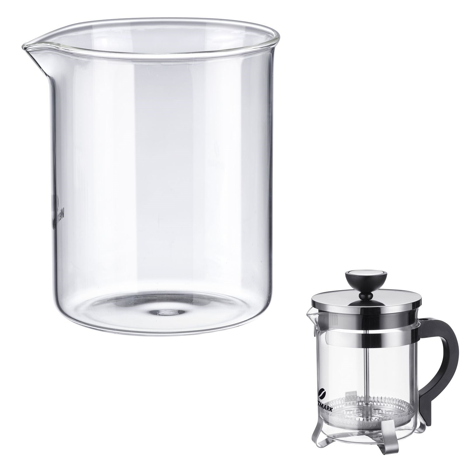 Hochwertiges Ersatzglas für die Brasilia French Press, 500ml, von Westmark. Ideal als Ersatz, robust und passgenau gefertigt.