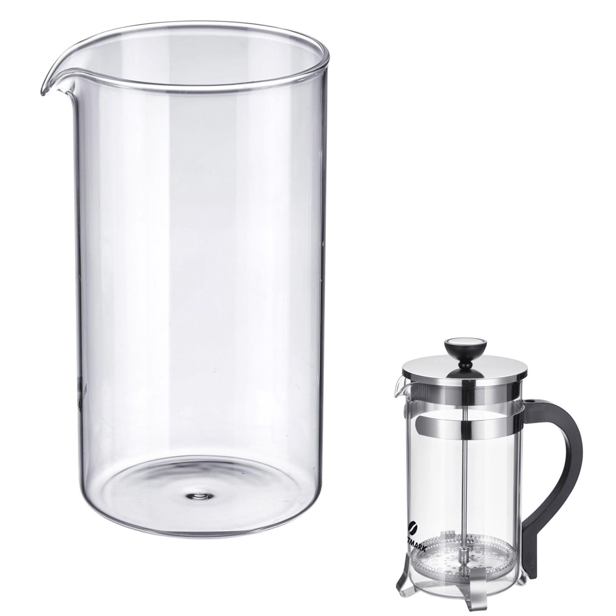 Robustes Ersatzglas für die Brasilia French Press, 1000ml, von Westmark. Perfekt für den Austausch Ihrer French Press Kanne.