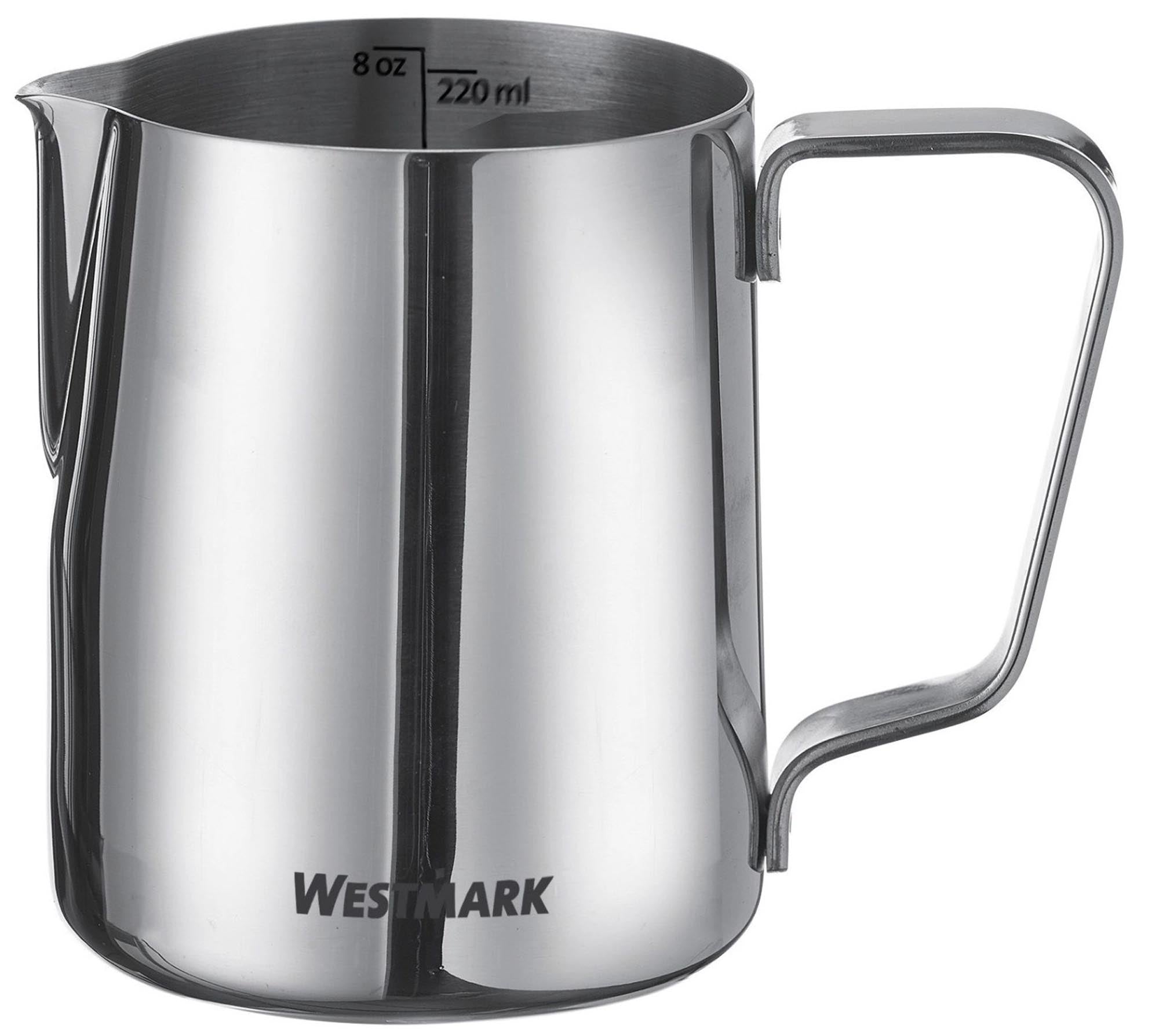 Entdecken Sie das Milchkännchen Brasilia von Westmark (220 ml) aus rostfreiem Edelstahl. Ideal für Kaffee, Tee und stilvolle Bewirtung.