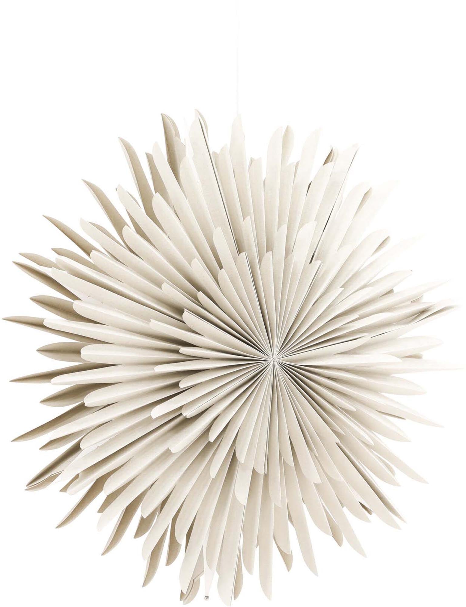 Entdecken Sie die Siegel Pendelleuchte von Venture Home – ein stilvoller Papierstern, der Ihr Zuhause mit warmem Licht und festlicher Atmosphäre verzaubert.