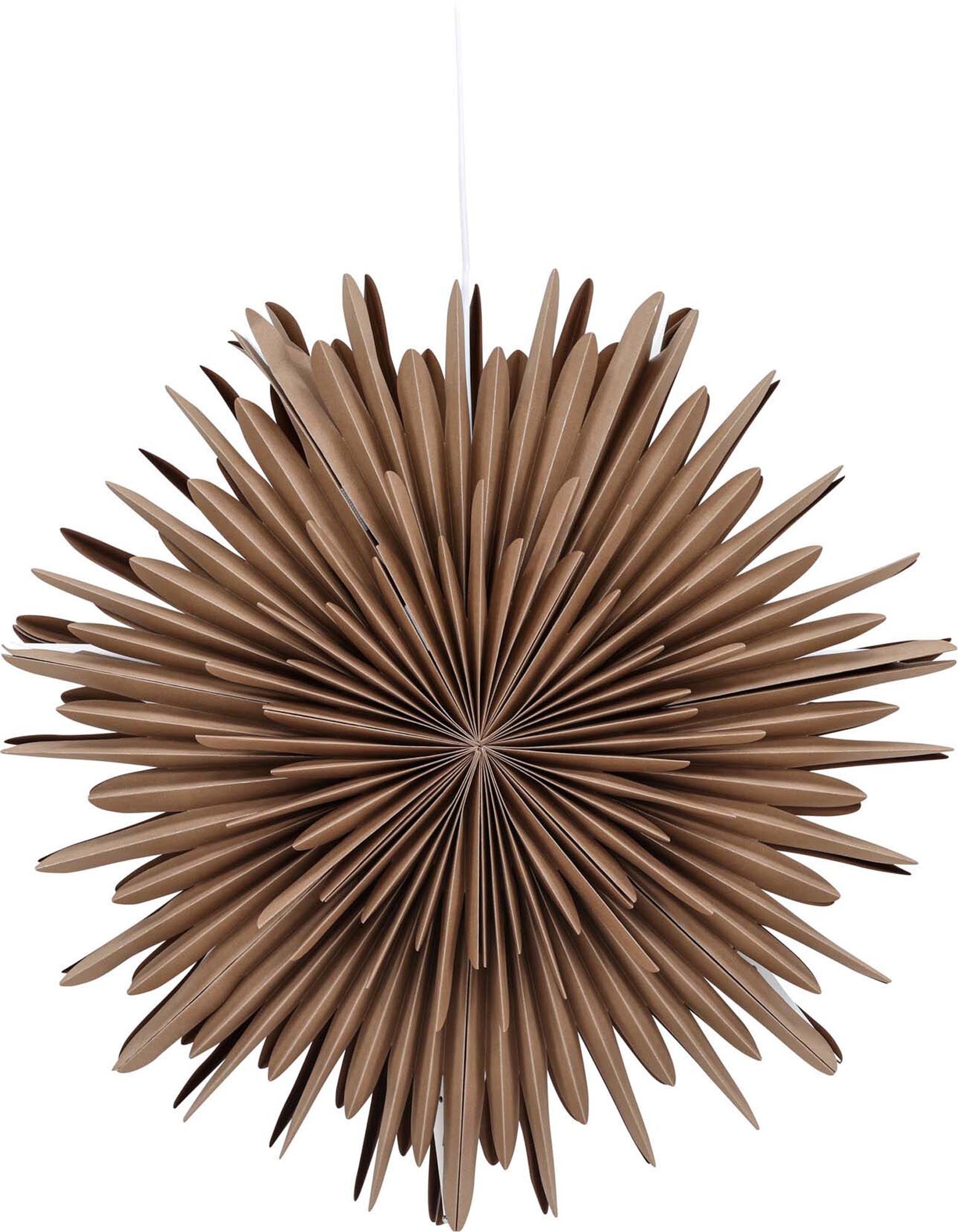 Elegante Siegel Pendelleuchte von Venture Home: Ein kunstvoller Papierstern für festliche Stimmung und ganzjährige Gemütlichkeit.