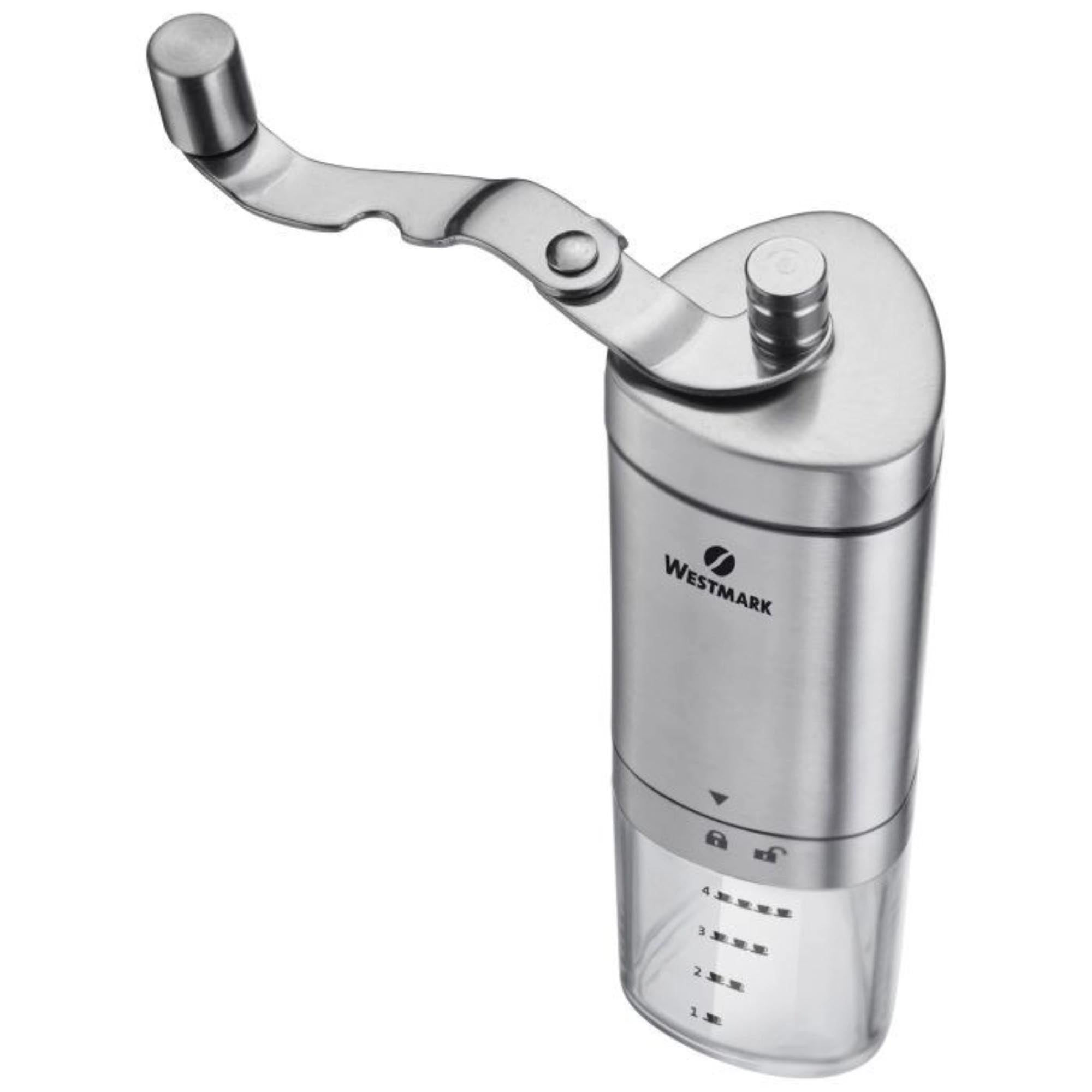 Die Westmark Kaffeemühle Brasilia mahlt Kaffeebohnen präzise für besten Geschmack, perfekt für frischen Kaffeegenuss.