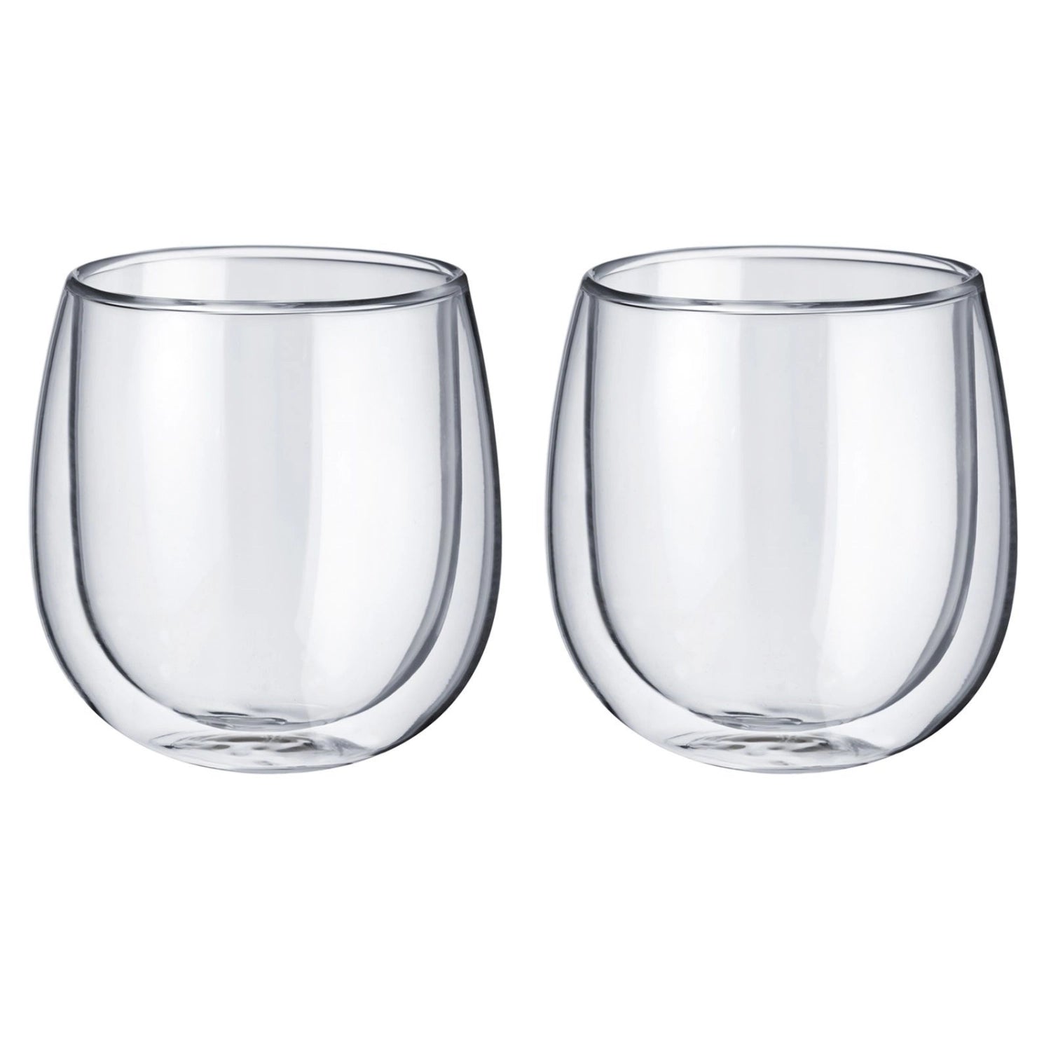 2 verres thermiques double paroi, 250ml, 2 sb