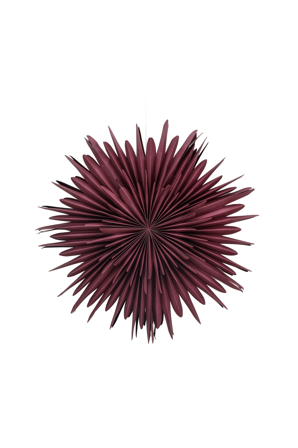 Siegel Pendelleuchte in Dunkelrot präsentiert im Onlineshop von KAQTU Design AG. Weihnachtszubehör ist von Venture Home