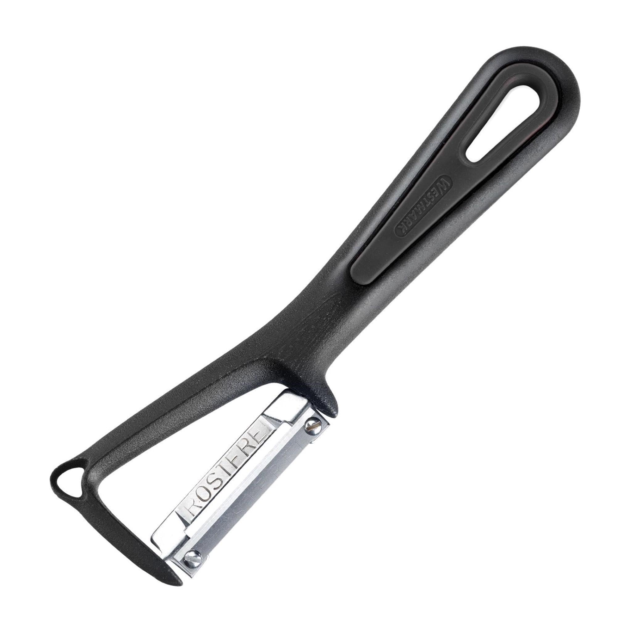 Entdecken Sie den Westmark Sparschäler Gentle V2 – ein langlebiger, ergonomischer Küchenhelfer aus Edelstahl, ideal für müheloses Schälen von Obst und Gemüse.