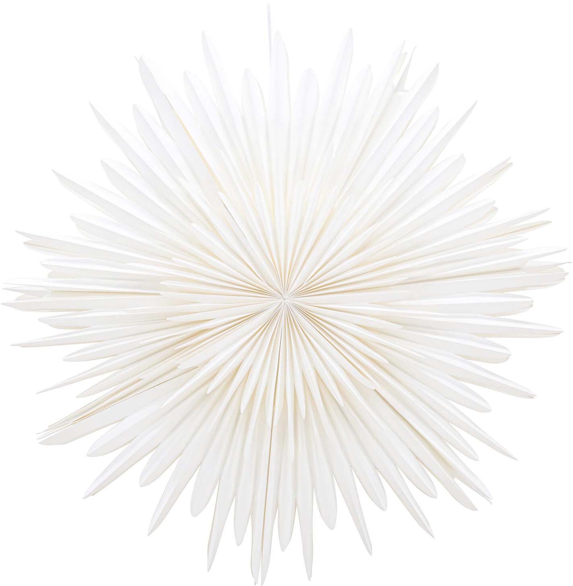 Entdecken Sie die Siegel Pendelleuchte von Venture Home: Ein bezaubernder Papierstern, der mit seiner faszinierenden Lichtstreuung und dem harmonischen Design jeden Raum festlich erleuchtet.