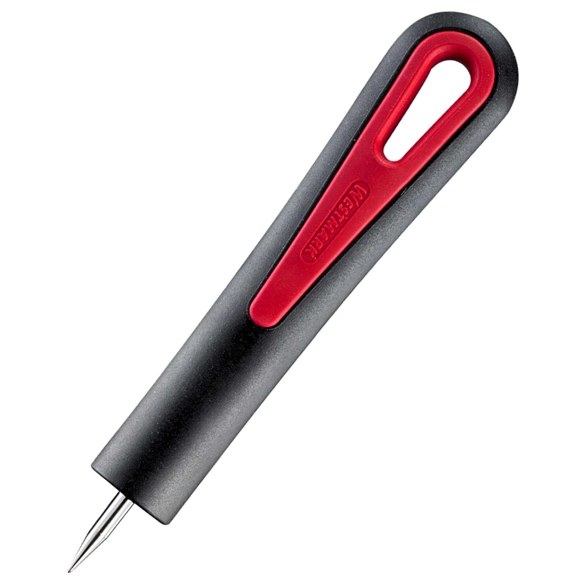 Der Dosenlocher Gallant von Westmark ist ein ergonomisches Küchenwerkzeug mit rutschfestem Griff und scharfer Edelstahlklinge. Ideal für müheloses Öffnen von Konservendosen.