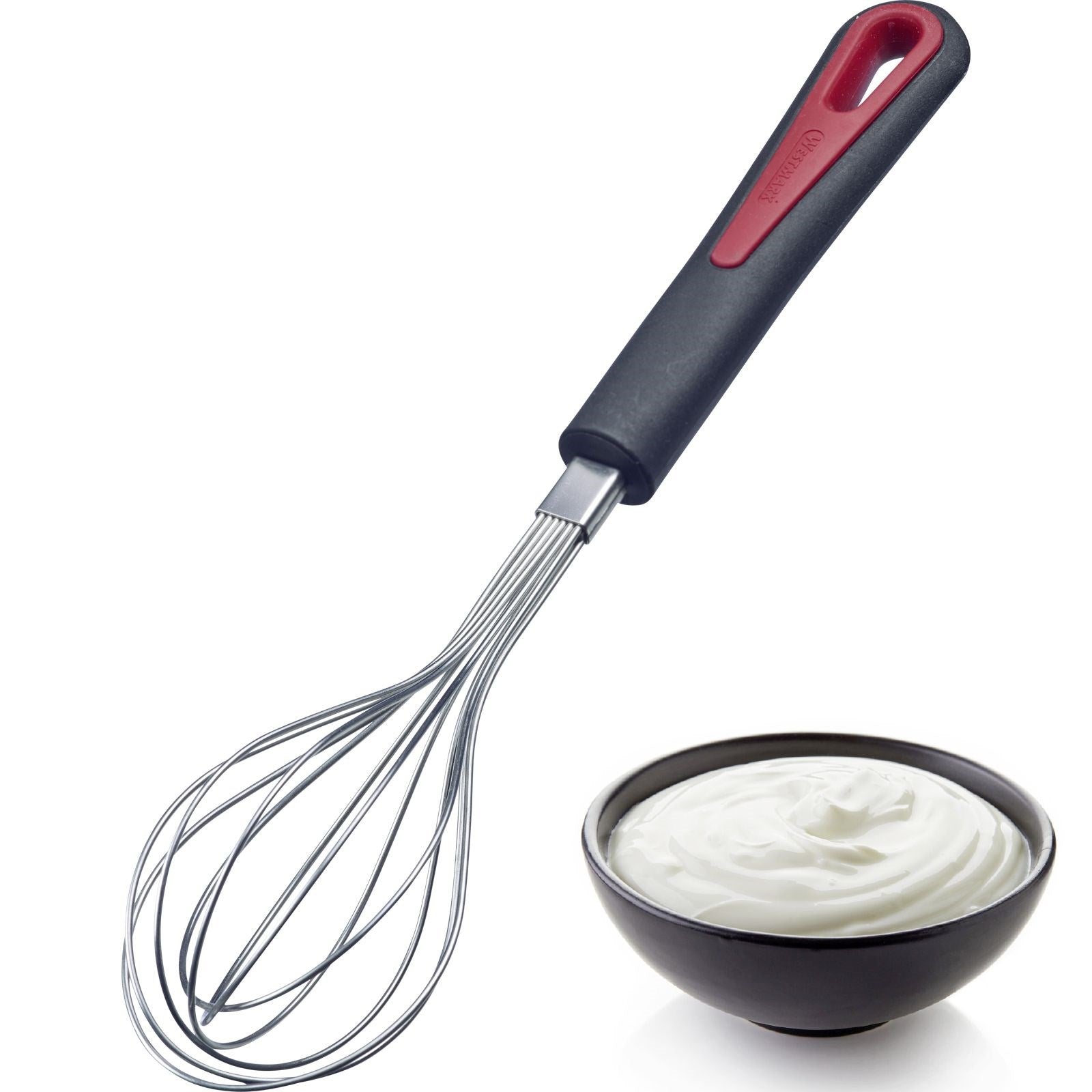 Kompakter Schneebesen Gallant Mini von Westmark, 24 cm, ideal für präzises Rühren und Schlagen kleiner Mengen in der Küche.