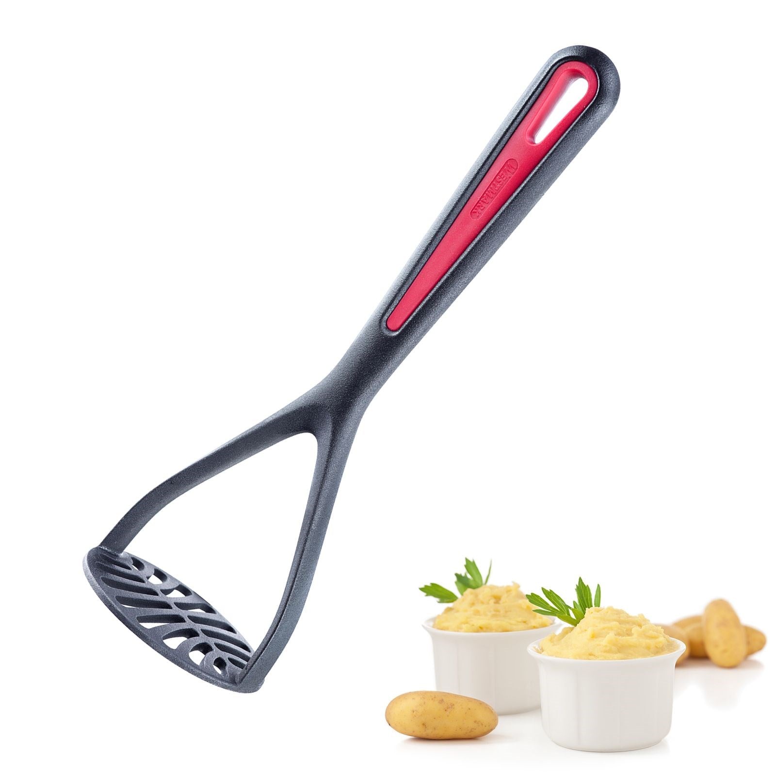 Kartoffelstampfer Gallant von Westmark: Robustes Design, ergonomischer Griff, perfekt für einfaches Stampfen von Kartoffeln und Gemüse.