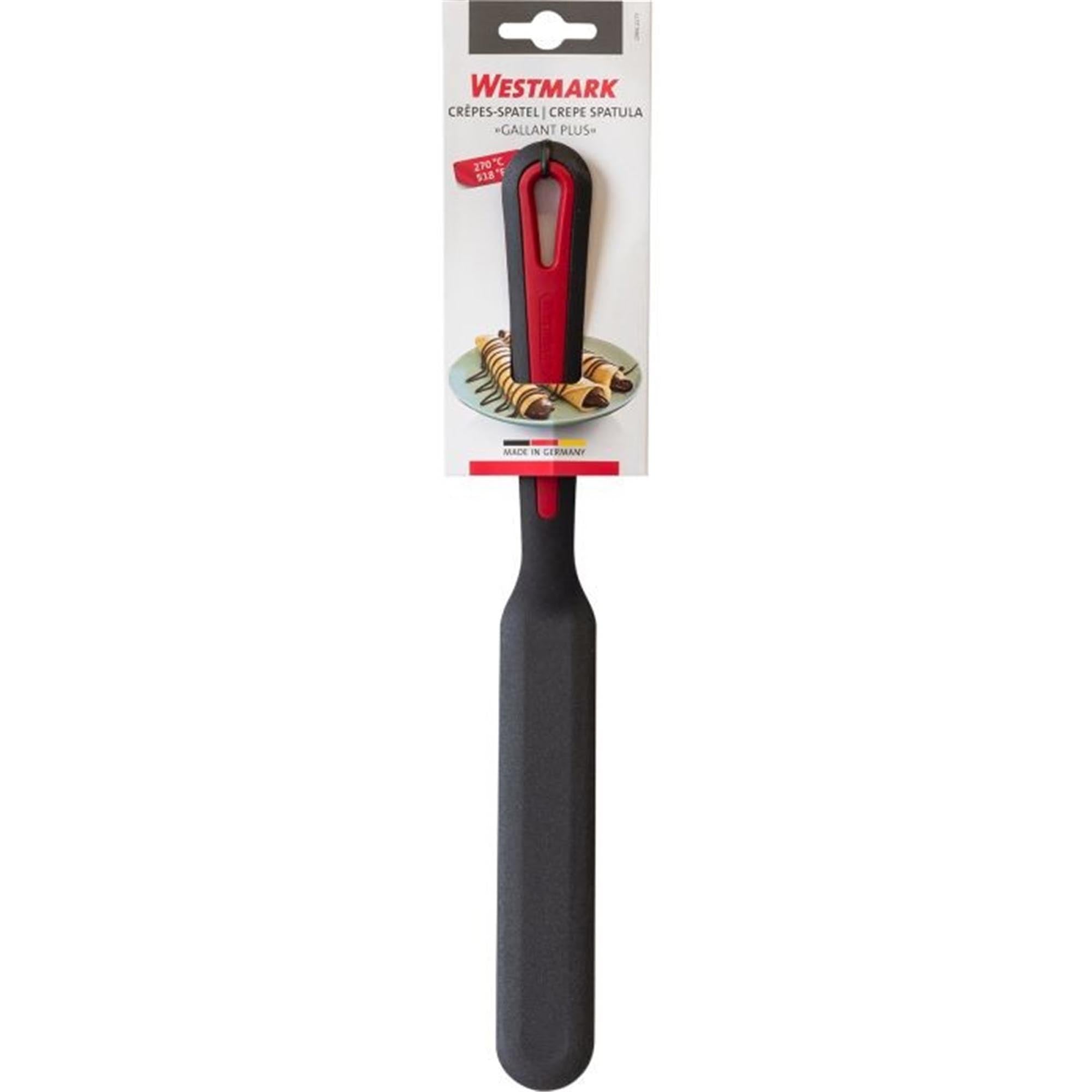 Hochwertiger Crêpes-Spatel aus Holz, ideal für gleichmässiges Verteilen von Teig, langlebig und einfach zu reinigen.