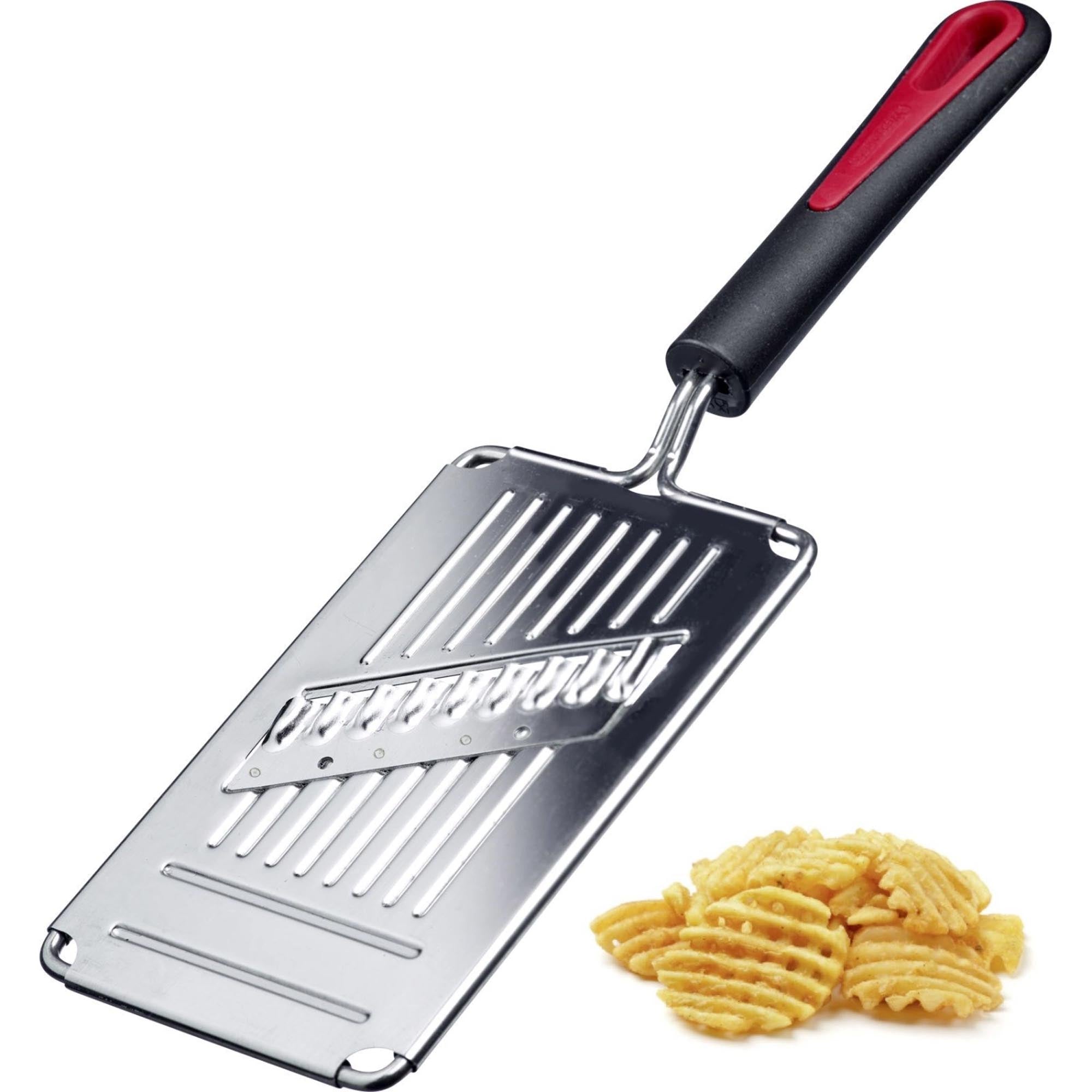 Der Wellen- und Gitter-Schneider Gallant von Westmark schneidet Obst und Gemüse in dekorative Muster für kreative Speisen.