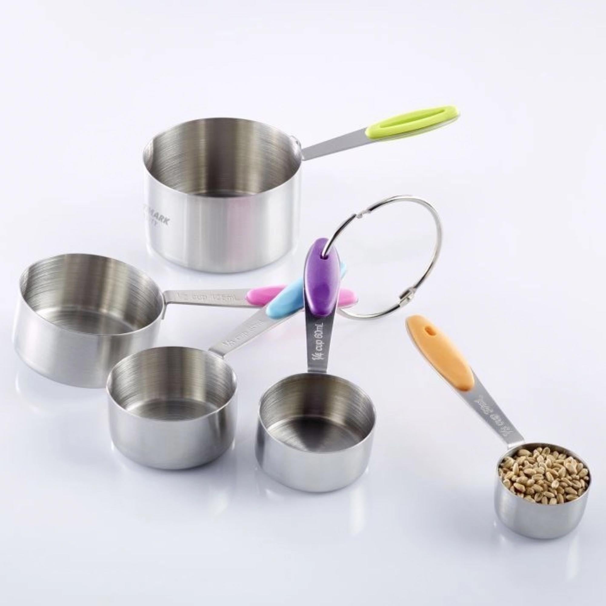 Praktisches Messlöffel-Set Pendo von Westmark, 5 Grössen (30-250ml), ideal für präzises Abmessen von Zutaten beim Kochen und Backen.