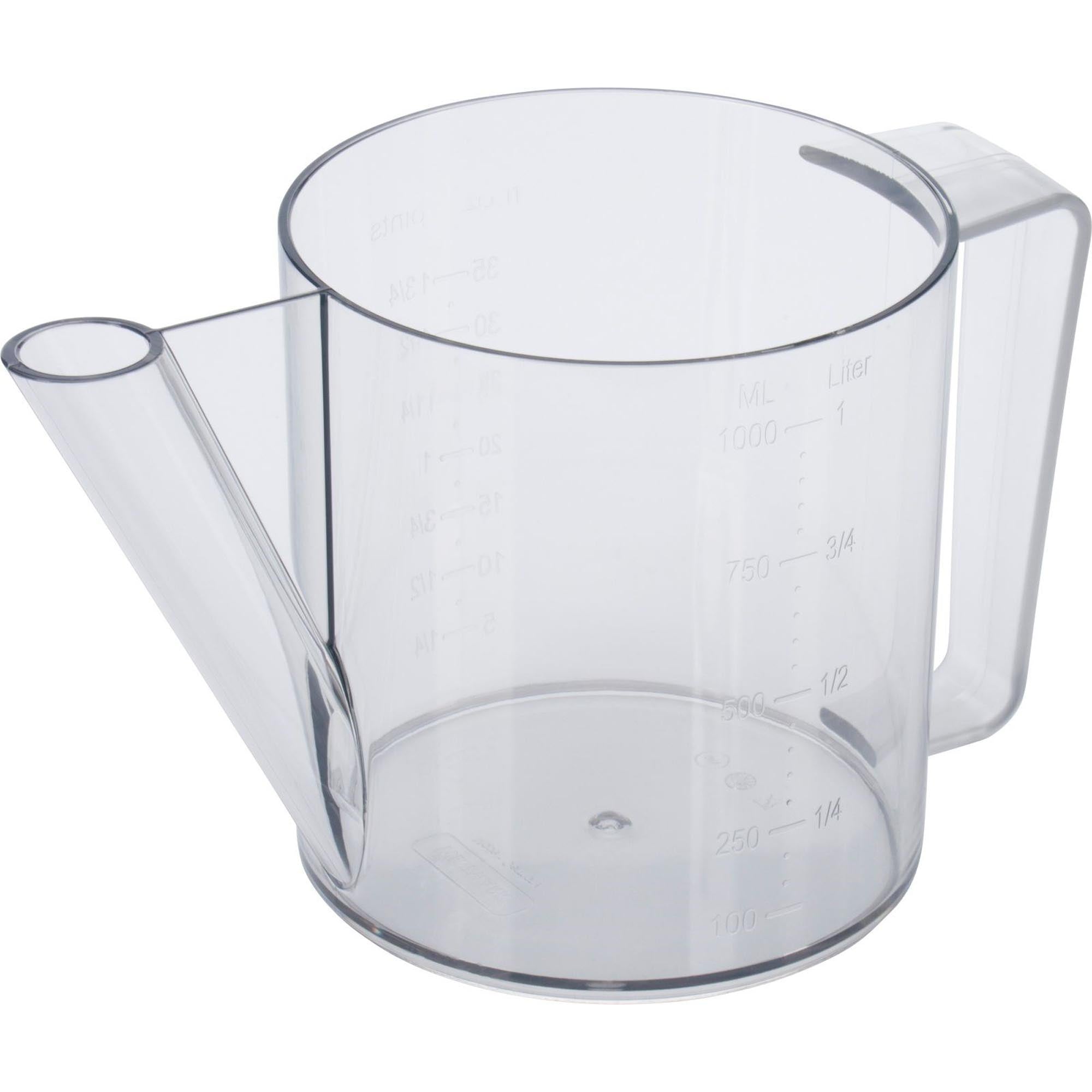 Praktische Fett-Trenn-Kanne von Westmark, 1 Liter, ideal zum Trennen von Fett und Flüssigkeiten, robust und einfach zu handhaben.