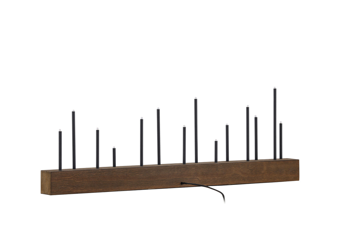 Kungsberget Tischlampe in Nussbaum präsentiert im Onlineshop von KAQTU Design AG. Tischleuchte ist von Venture Home