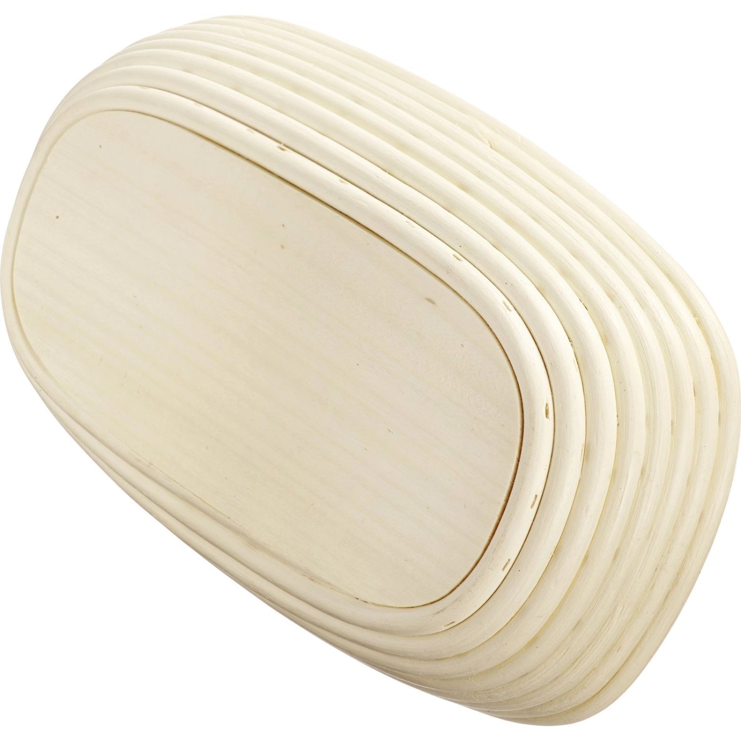 Ovales Gärkörbchen-Set mit dekorativem Ährenmuster, perfekt für die Teigführung beim Brotbacken, Maße: 34 x 20,5 x 8 cm, von Westmark.