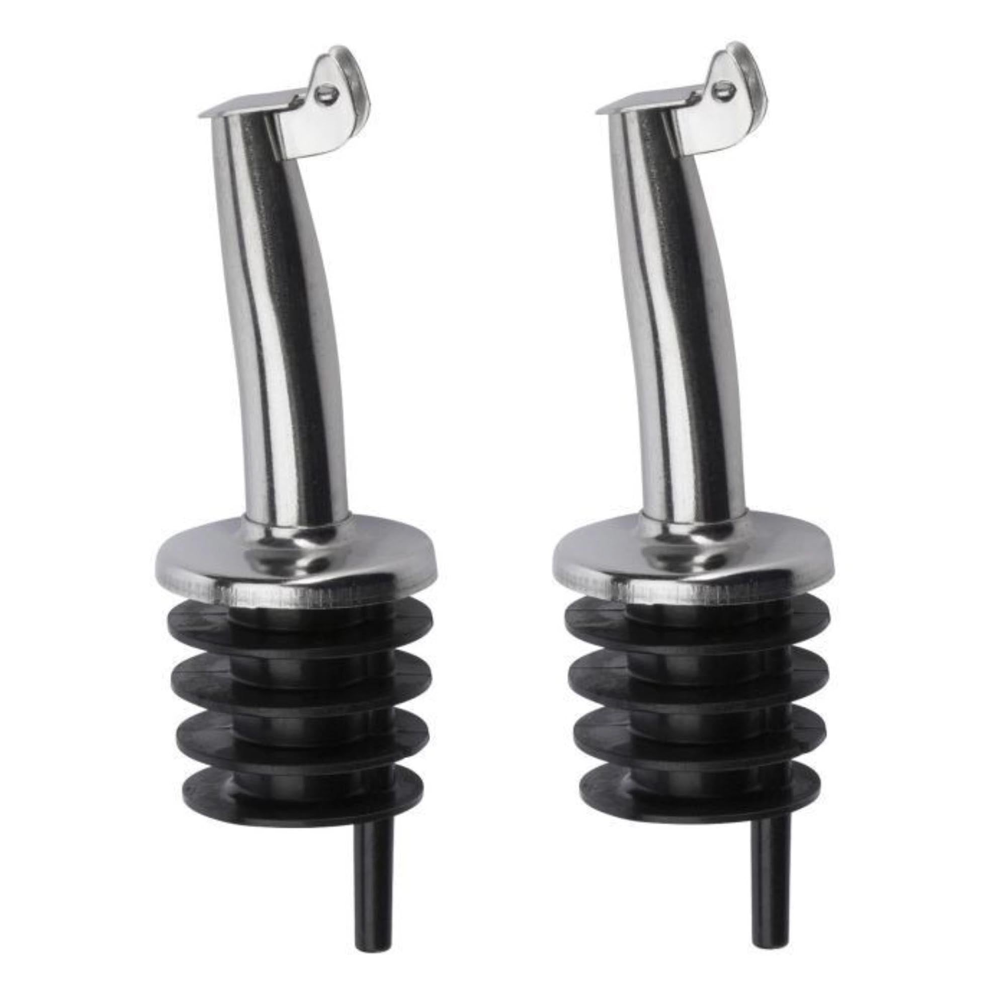 Entdecken Sie das 2er Set Ausgießer Inox Gastro von Westmark. Hochwertige Edelstahl-Ausgießer mit PE-Korken für präzise Dosierung und hygienisches Ausgießen.