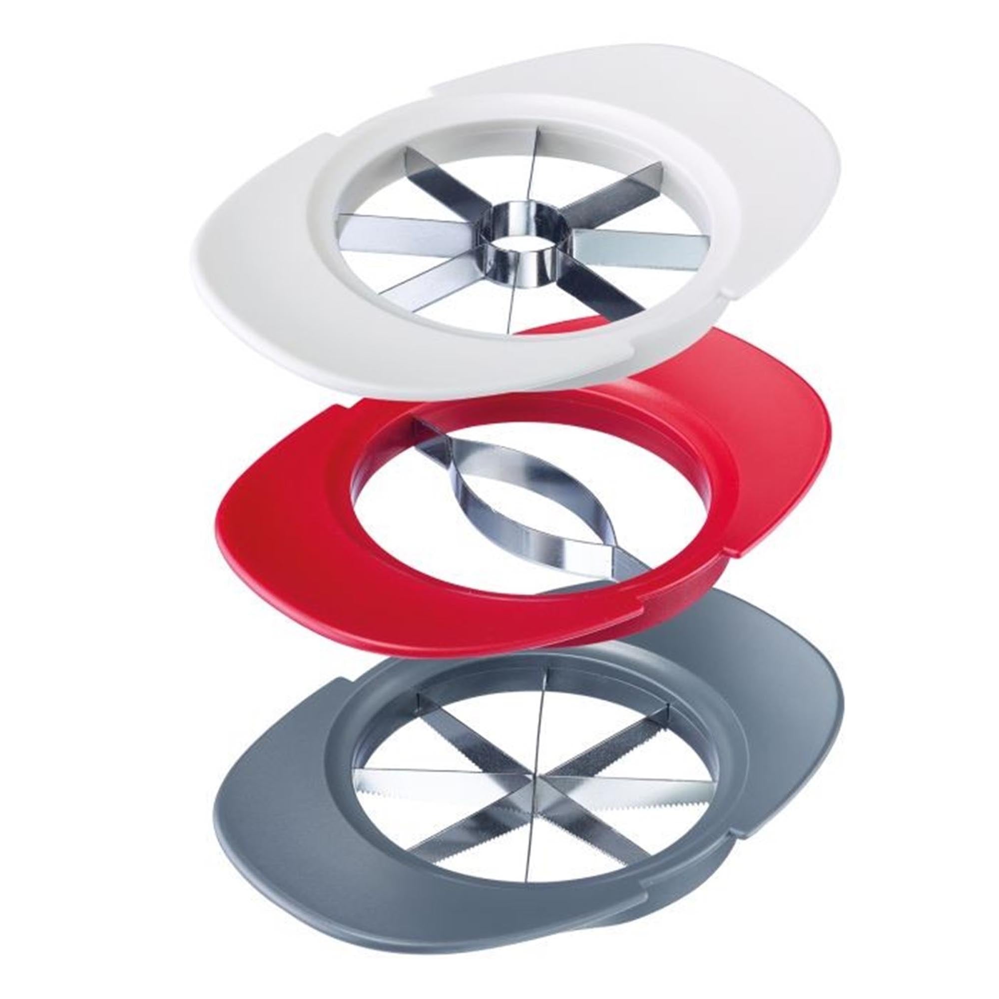 Praktischer Tutti Frutti Teiler von Westmark: Perfekt für Äpfel, Tomaten und Mangos. Einfaches Schneiden und Entkernen.